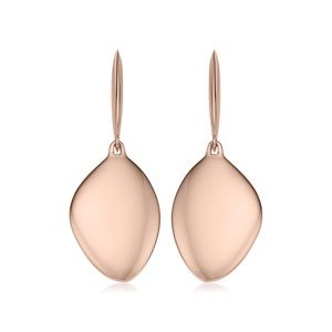 Monica Vinader Drop Earrings in Rose Gold Vermeil
